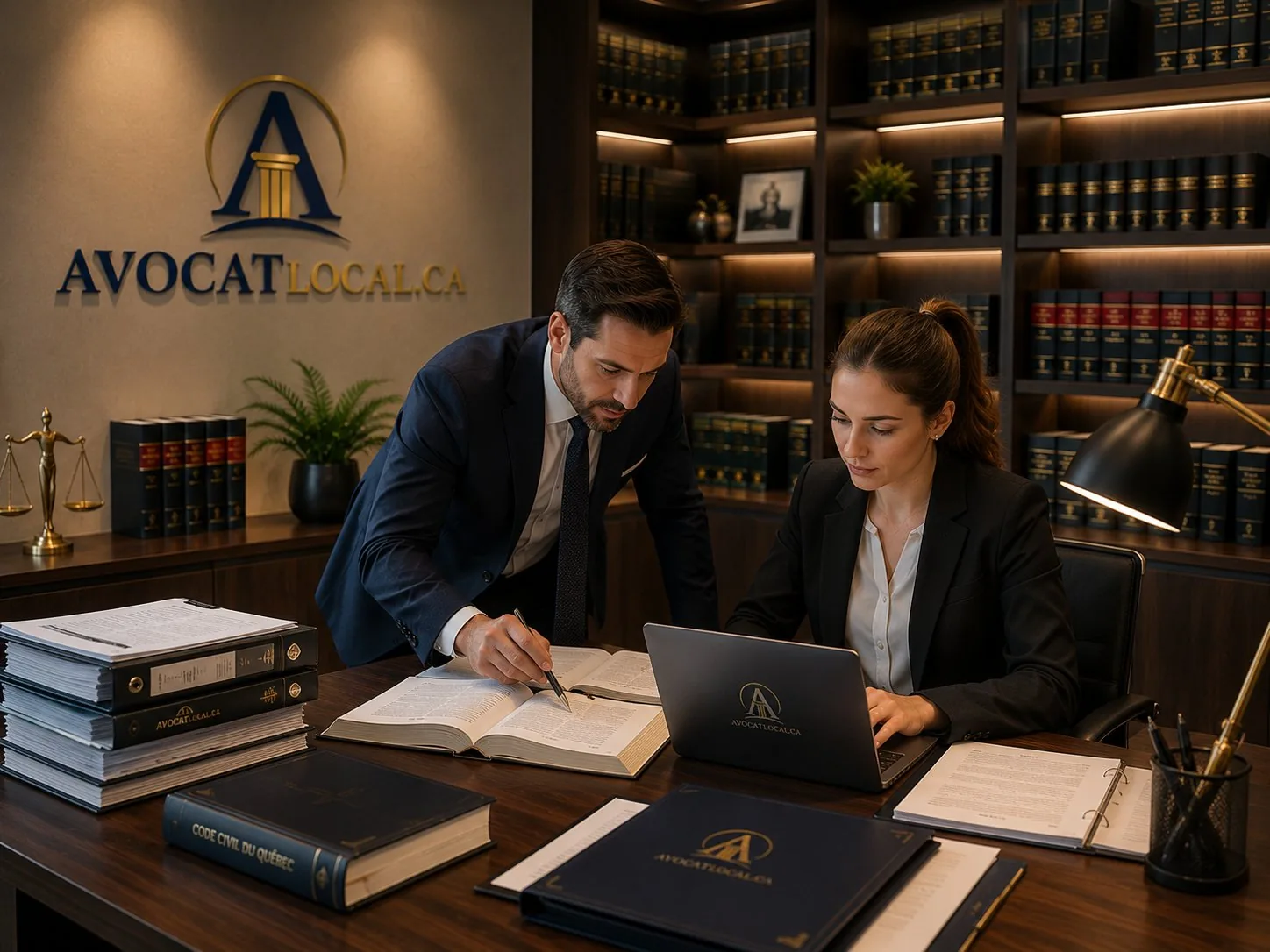 Salle de conférence d'un cabinet d'avocats